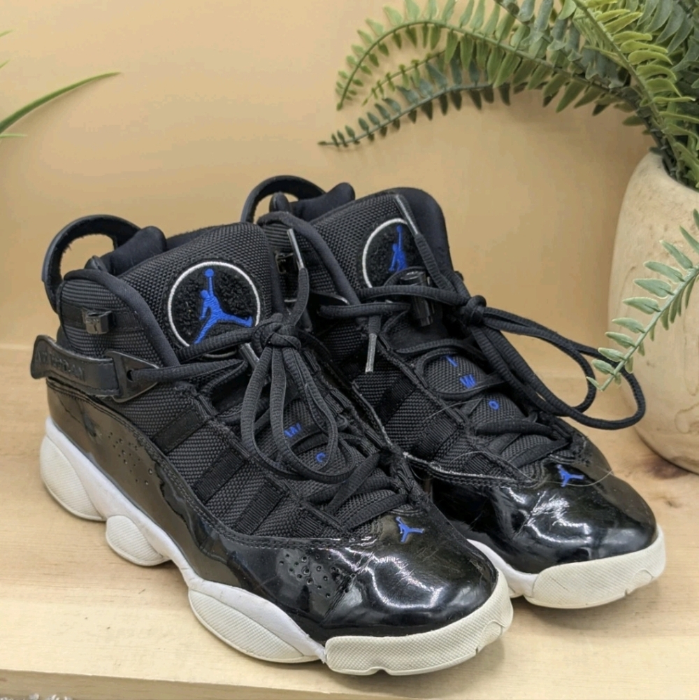 Size Y5.5  - Jordan 6 Rings Youth Basketball Shoes Casual School Classic Style